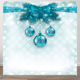 Aperturee - Aperturee Green Tiffany Bow And Balloons Rhombus Dots Backdrop